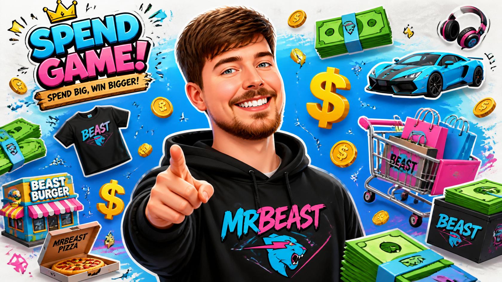 Spend MrBeast Money game